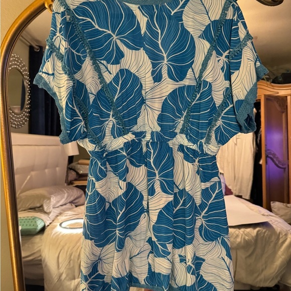 Women’s xl tropical dress/ coverup - Picture 2 of 6